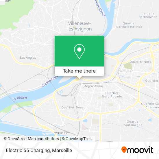 Electric 55 Charging map