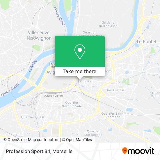 Profession Sport 84 map