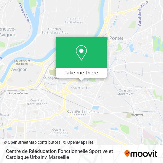 Centre de Rééducation Fonctionnelle Sportive et Cardiaque Urbainv map