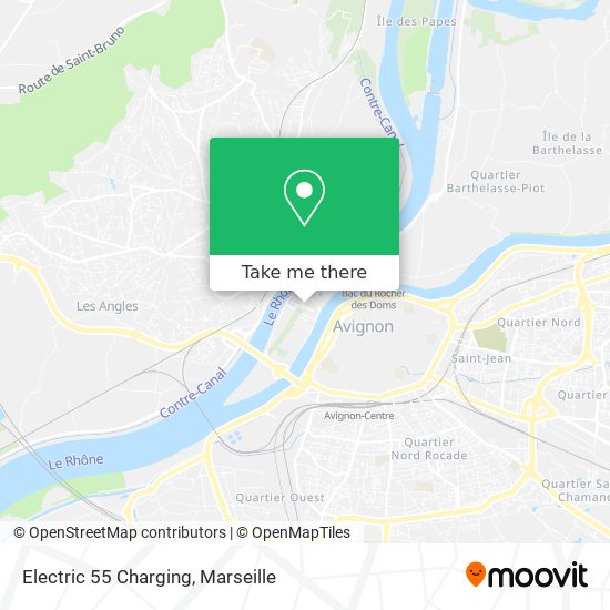 Electric 55 Charging map