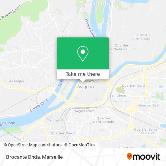 Brocante Dhda map