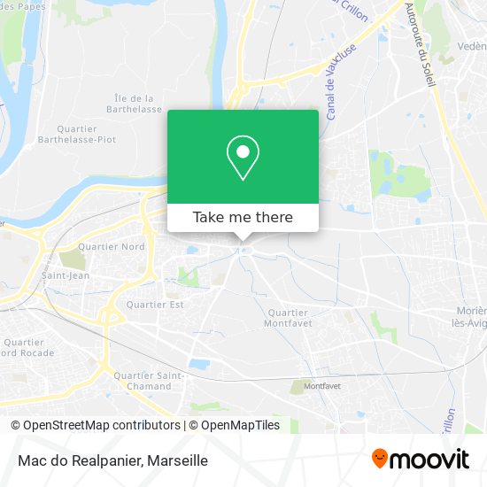Mac do Realpanier map