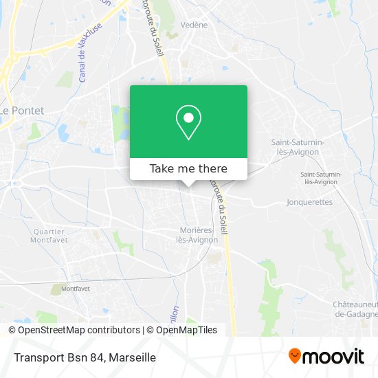 Transport Bsn 84 map
