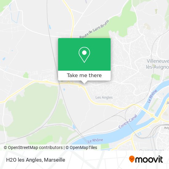 H2O les Angles map