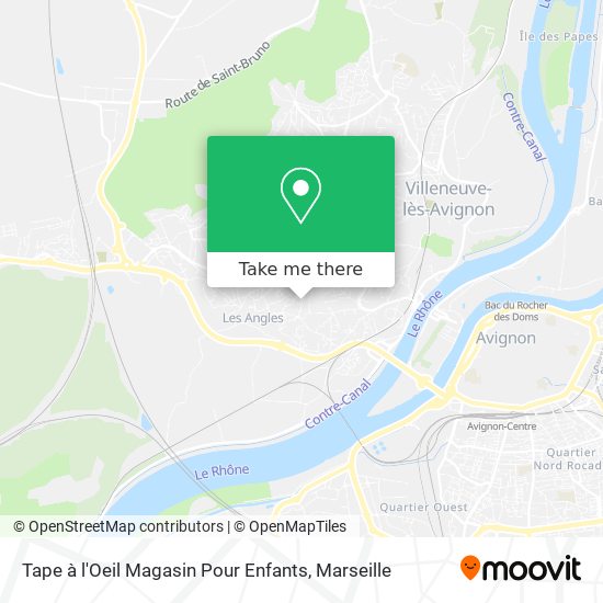 Tape à l'Oeil Magasin Pour Enfants map