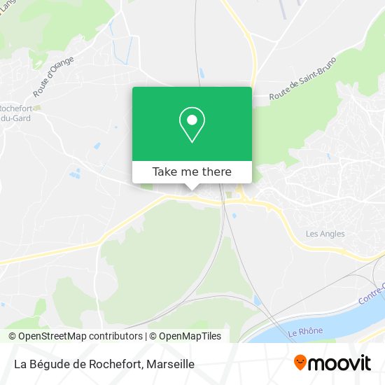 La Bégude de Rochefort map