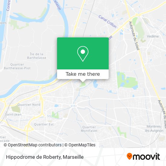 Hippodrome de Roberty map