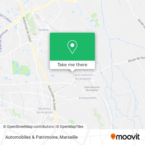 Automobiles & Patrimoine map