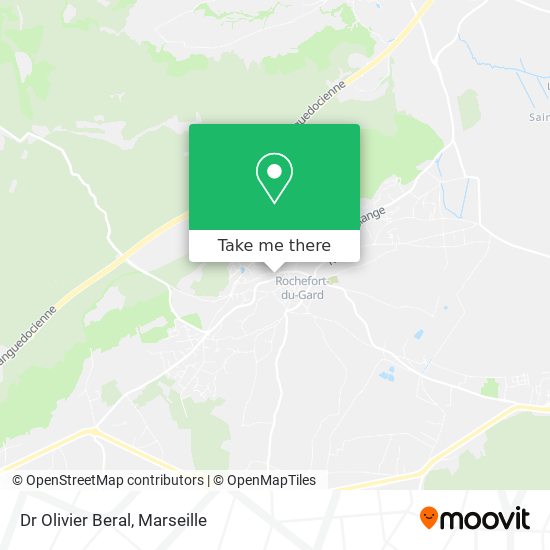Dr Olivier Beral map
