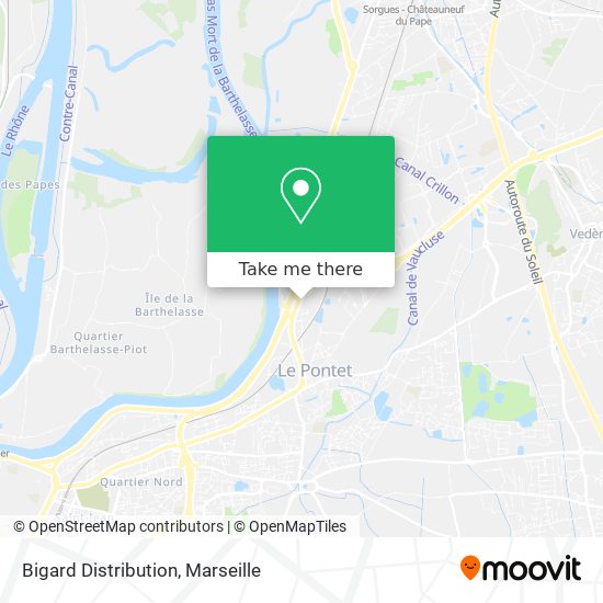 Bigard Distribution map