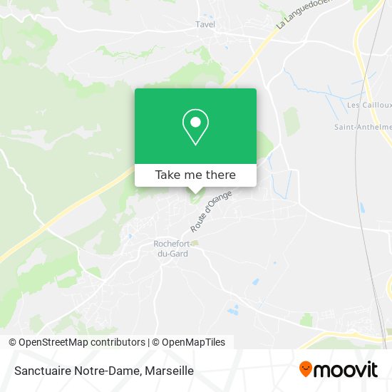 Sanctuaire Notre-Dame map