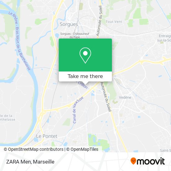 ZARA Men map