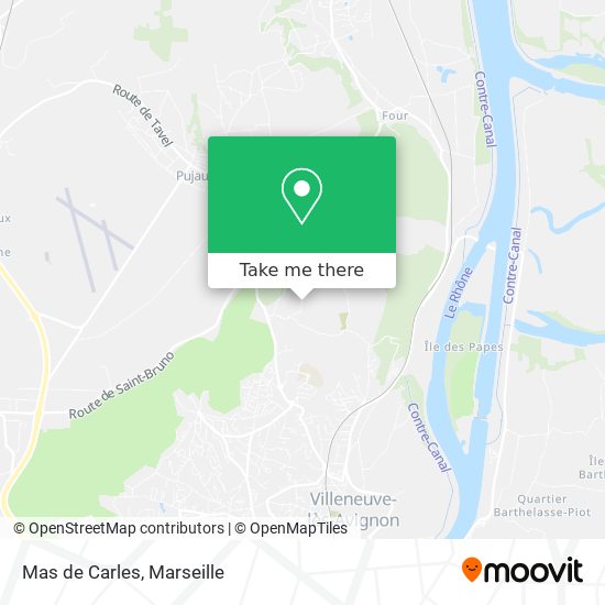 Mas de Carles map