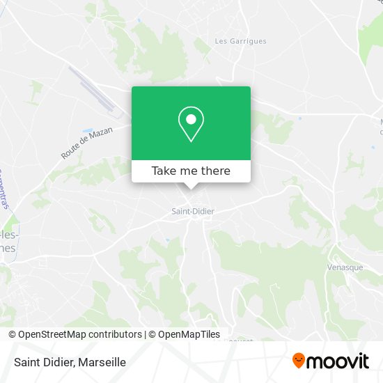 Saint Didier map