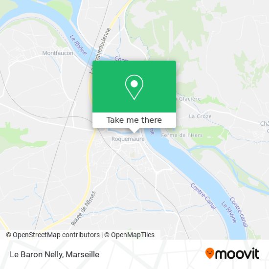 Le Baron Nelly map