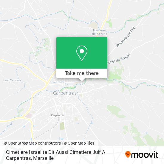 Cimetiere Israelite Dit Aussi Cimetiere Juif A Carpentras map
