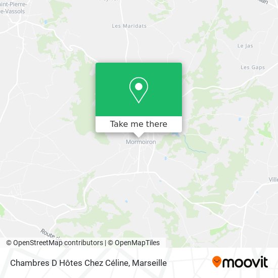 Chambres D Hôtes Chez Céline map