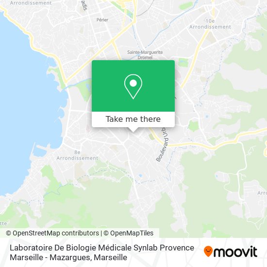 Laboratoire De Biologie Médicale Synlab Provence Marseille - Mazargues map