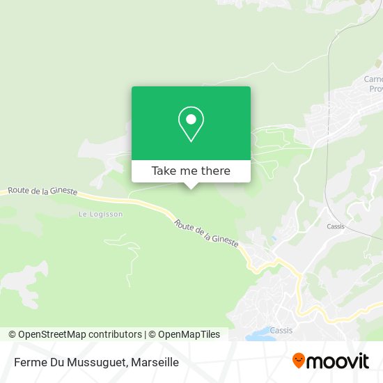 Ferme Du Mussuguet map