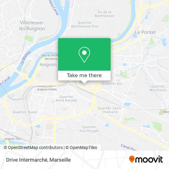 Drive Intermarché map