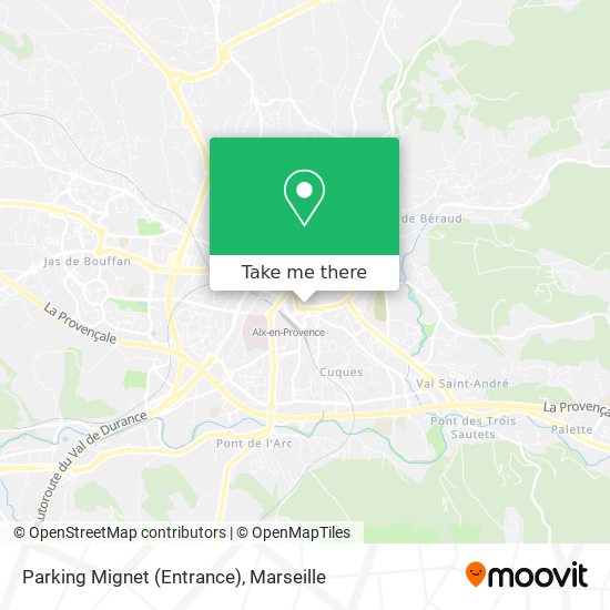 Parking Mignet (Entrance) map