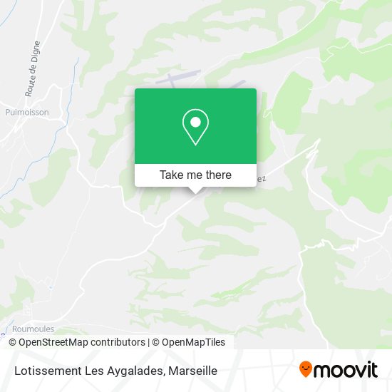 Lotissement Les Aygalades map