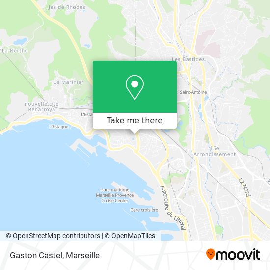 Gaston Castel map