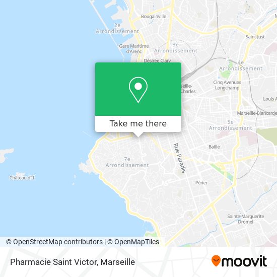 Pharmacie Saint Victor map