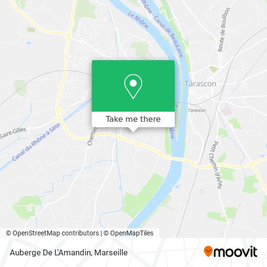 Auberge De L'Amandin map