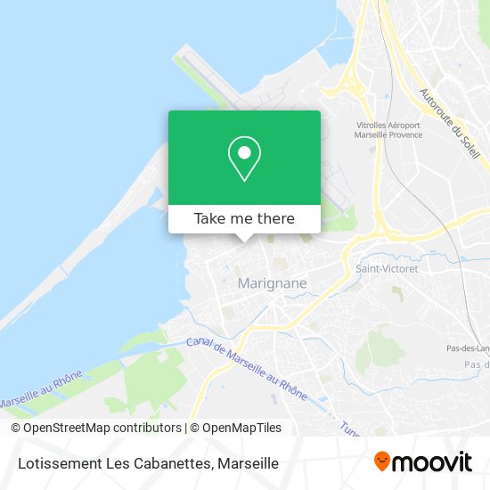 Lotissement Les Cabanettes map