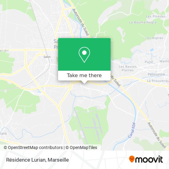 Résidence Lurian map
