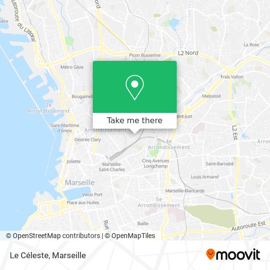 Le Céleste map