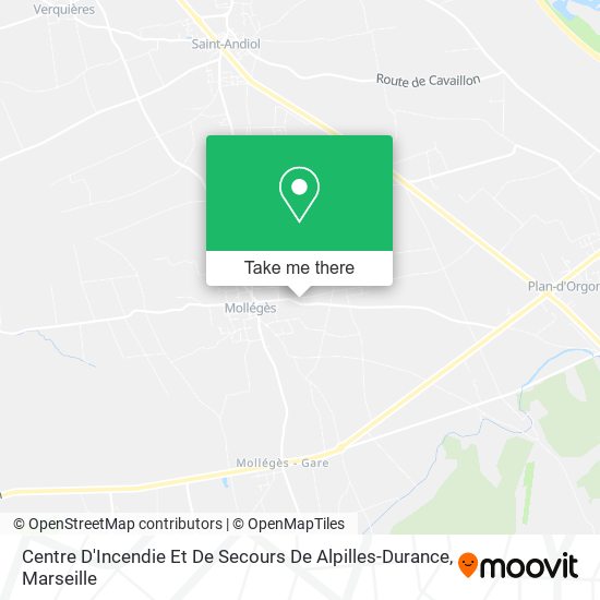Centre D'Incendie Et De Secours De Alpilles-Durance map