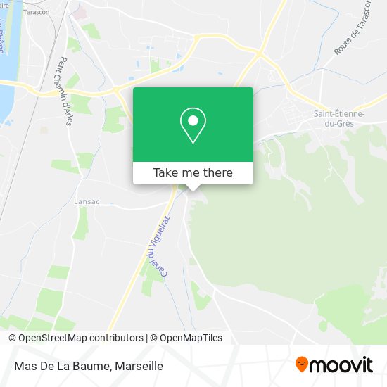 Mas De La Baume map