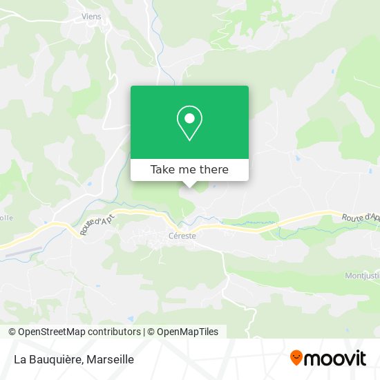 Mapa La Bauquière