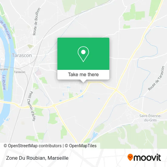 Zone Du Roubian map