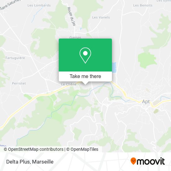 Delta Plus map