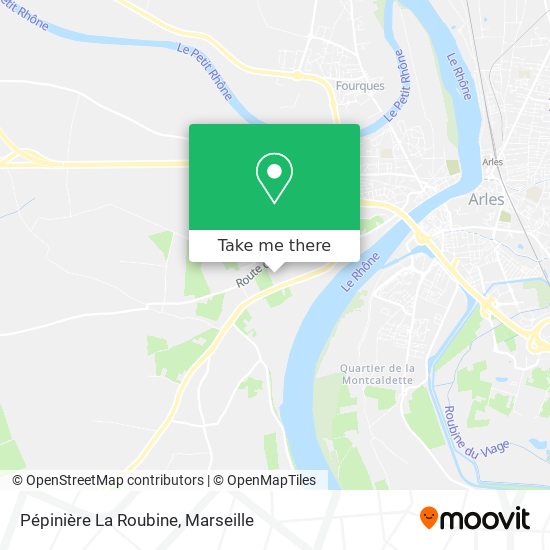Pépinière La Roubine map