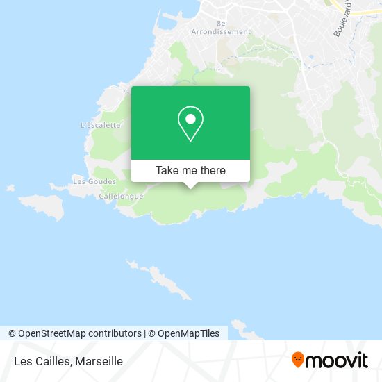 Les Cailles map