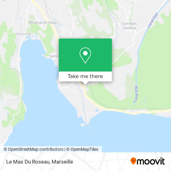 Le Mas Du Roseau map