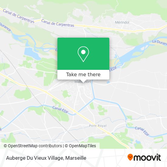 Auberge Du Vieux Village map