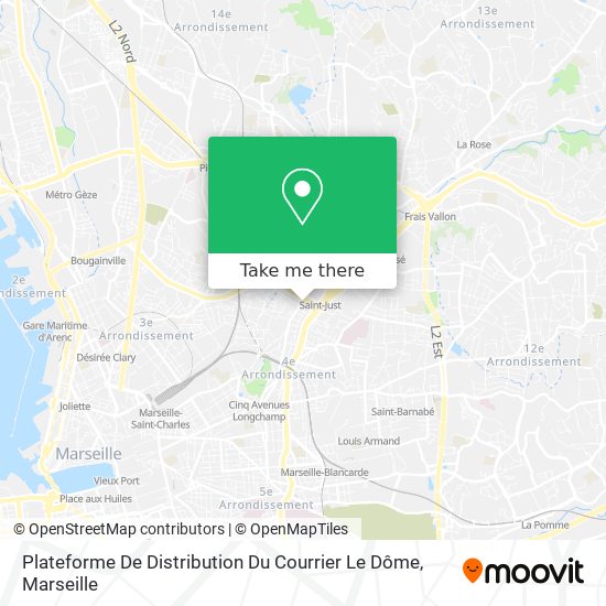 Plateforme De Distribution Du Courrier Le Dôme map