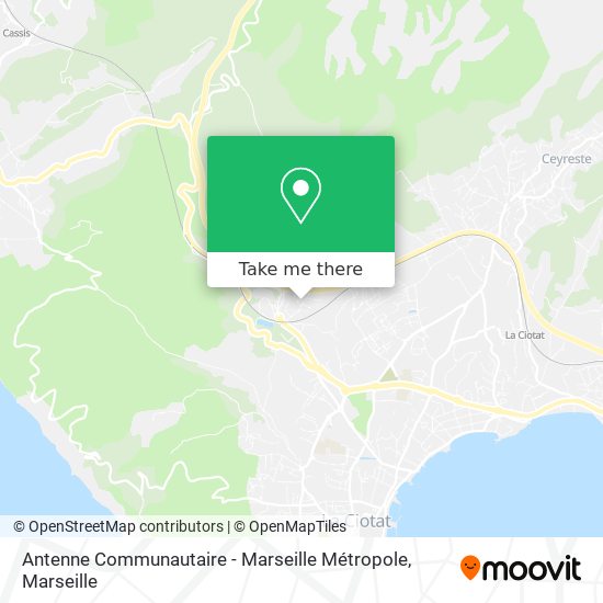 Antenne Communautaire - Marseille Métropole map