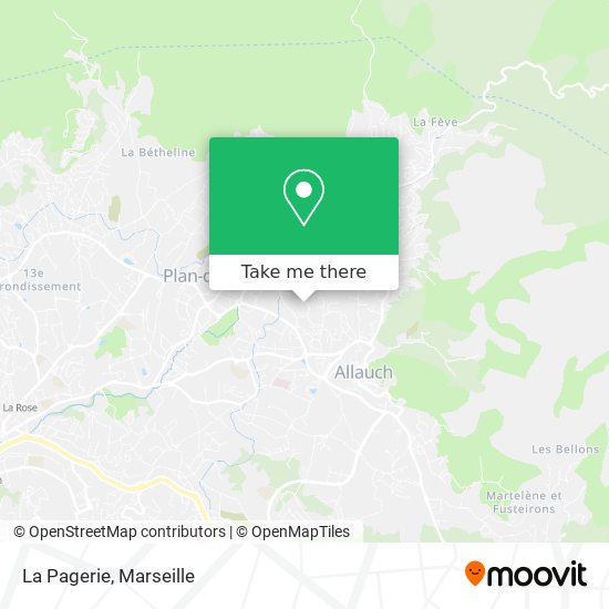 La Pagerie map