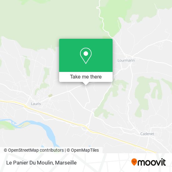 Le Panier Du Moulin map