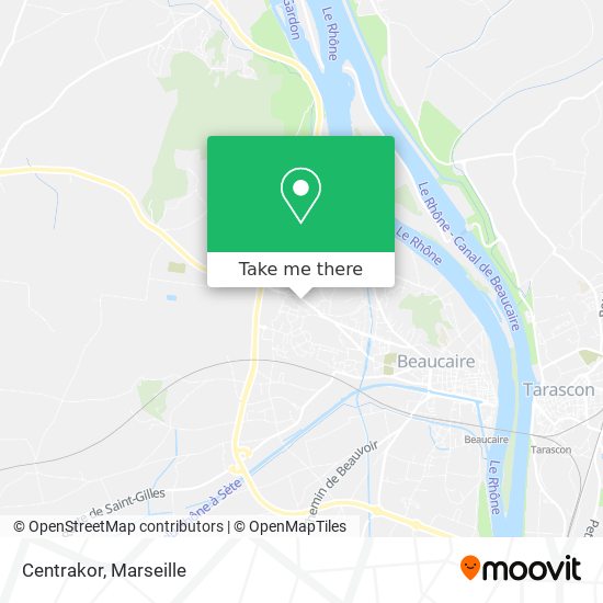 Centrakor map