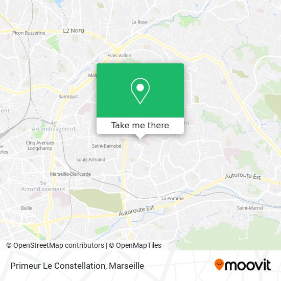 Primeur Le Constellation map