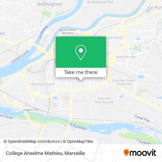 Collège Anselme Mathieu map