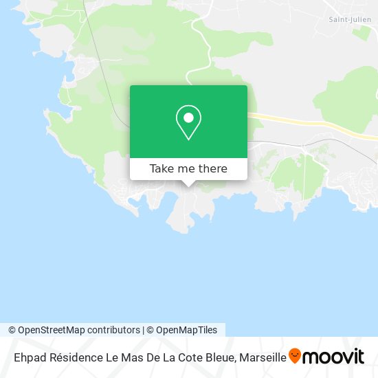 Ehpad Résidence Le Mas De La Cote Bleue map