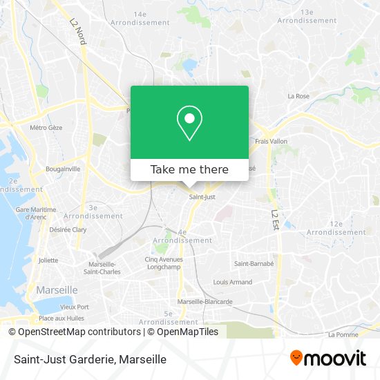 Saint-Just Garderie map